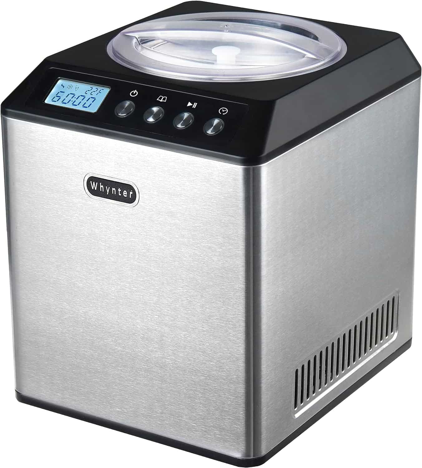 Ice Cream Maker w/Built-In Compressor