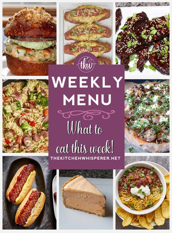 weekly menu 7-27-26