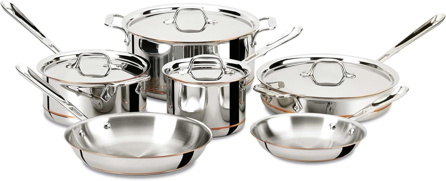 All-Clad Copper Core 10 Piece Cookware Set