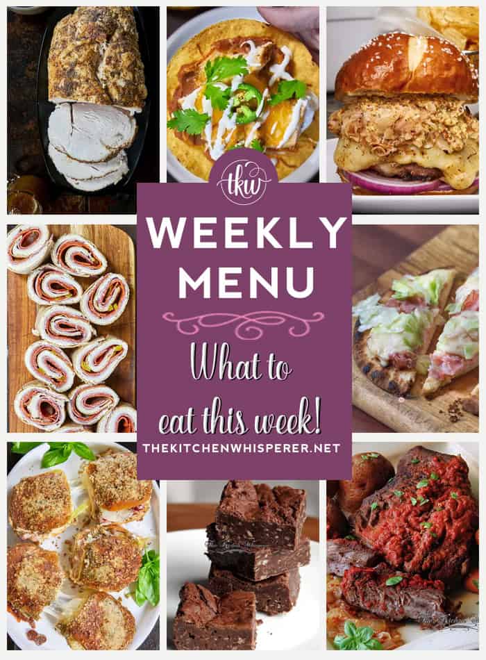 weekly menu 8-10-26
