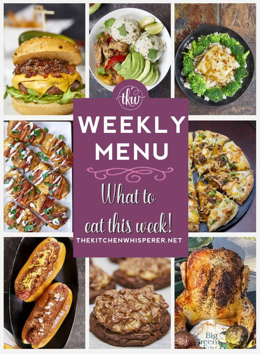 These Weekly Menu recipes allow you to get out of that same ol’ recipe rut and try some delicious, easy dishes!