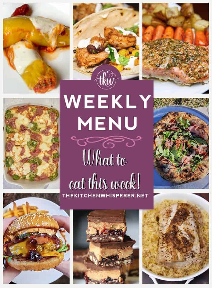 weekly menu 8-31-26