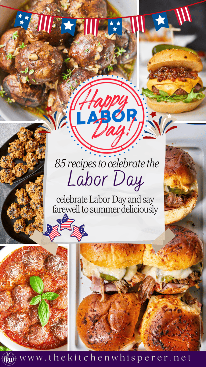 A collection of summer-inspired recipes with a hint of autumn eats to celebrate Labor Day and say farewell to summer deliciously. Getting in those last bits of summertime bites while welcoming all those warm autumn comfort foods.
