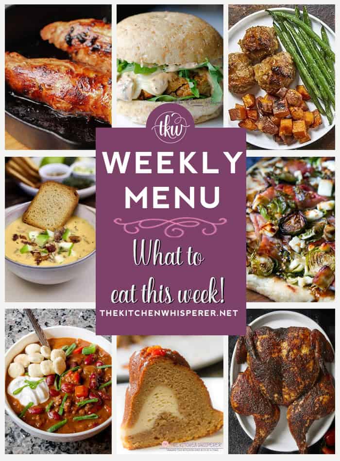 weekly menu 9-28-26