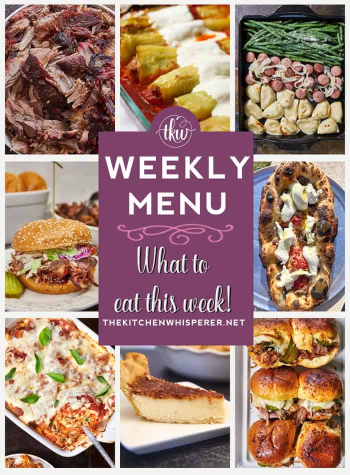 Weekly Menu 9-6-26